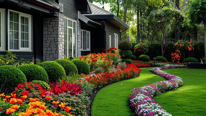 Beautiful landscaped home
